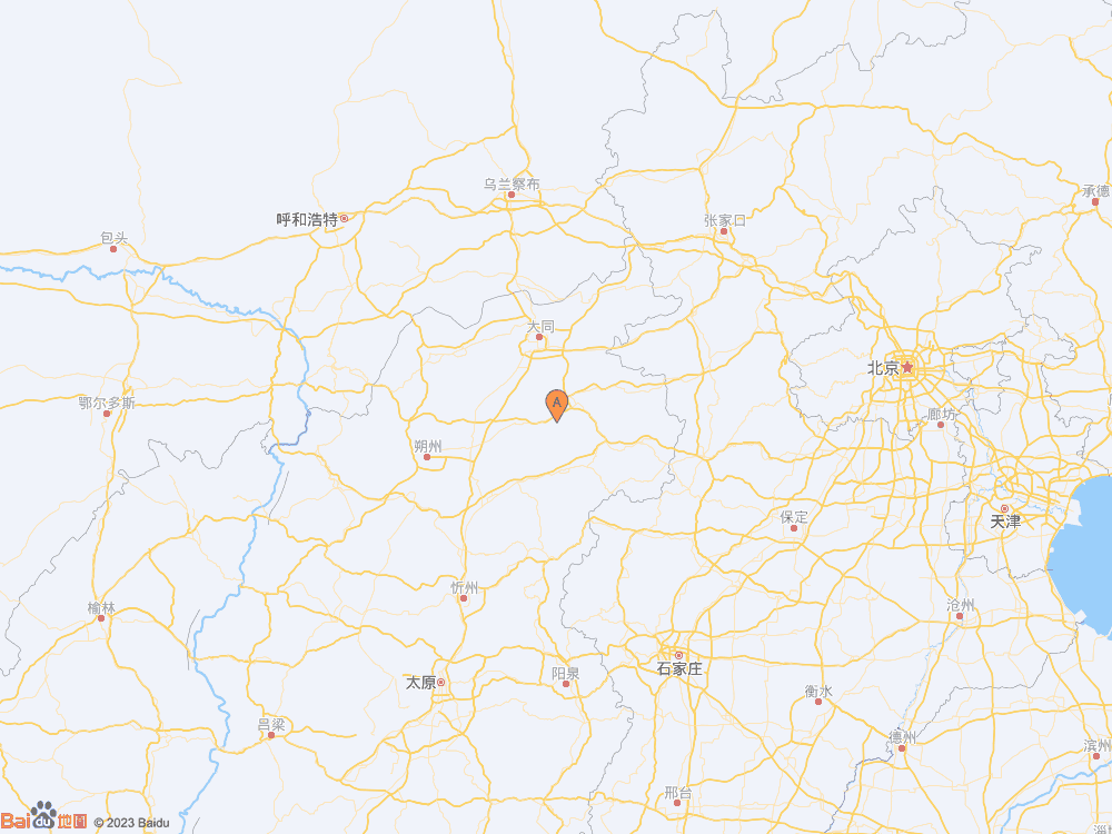 山西大同市浑源县发生3.1级地震