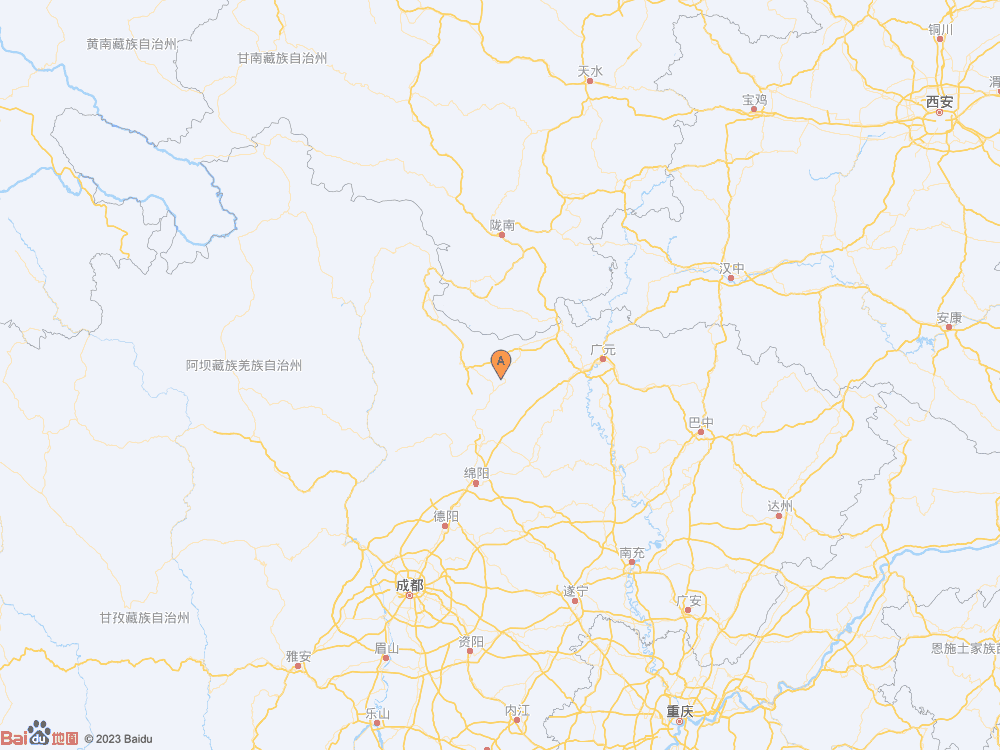 四川广元市青川县（北纬32.33度，东经104.91度）发生2.5级地震