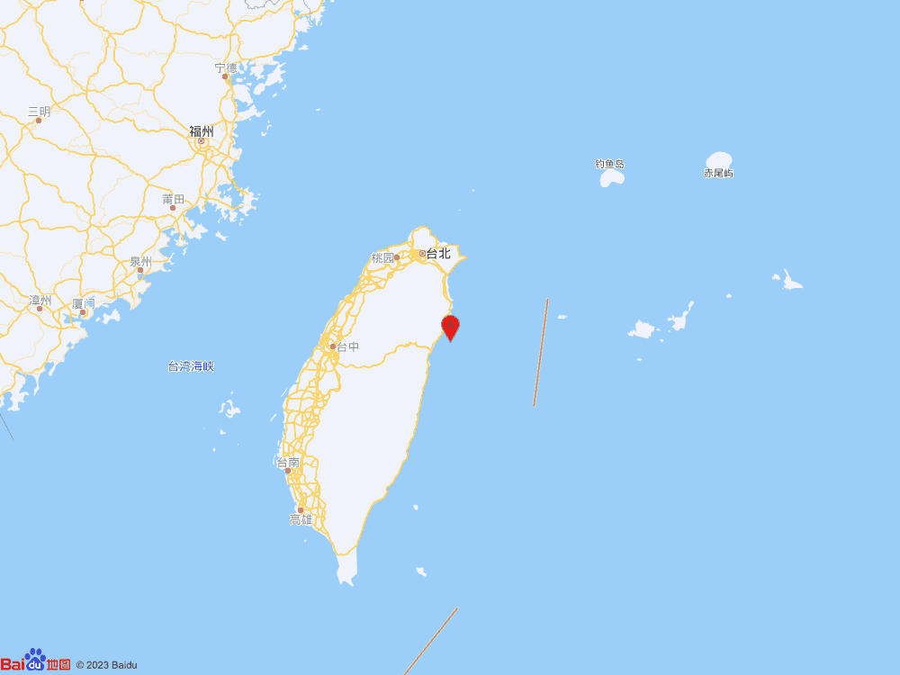中国台湾发生4.0级地震