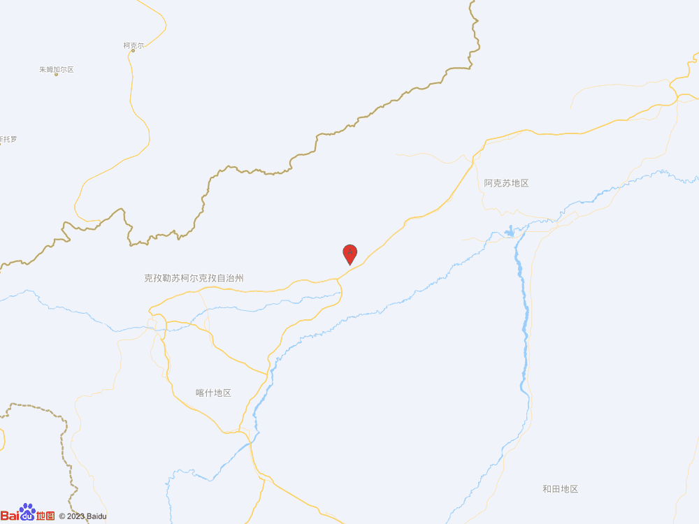 新疆喀什地区巴楚县（北纬40.12度，东经78.60度）发生3.7级地震