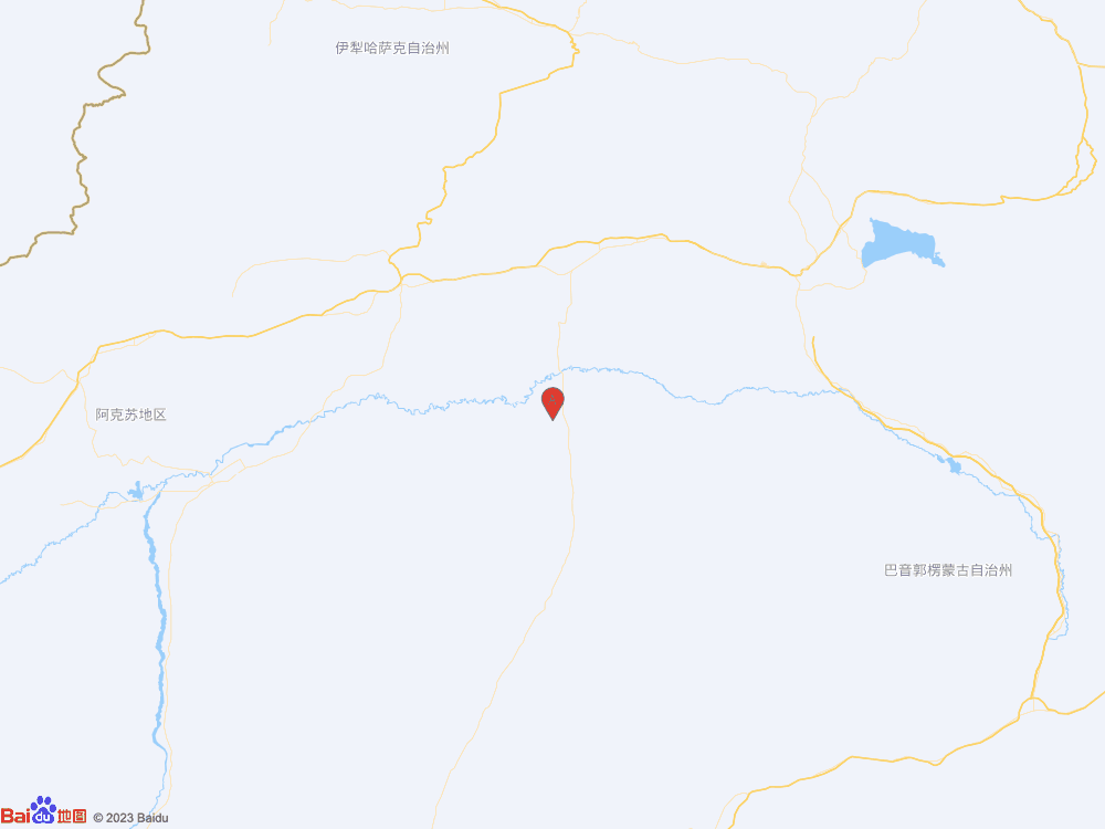 新疆巴音郭楞州尉犁县发生4.9级地震