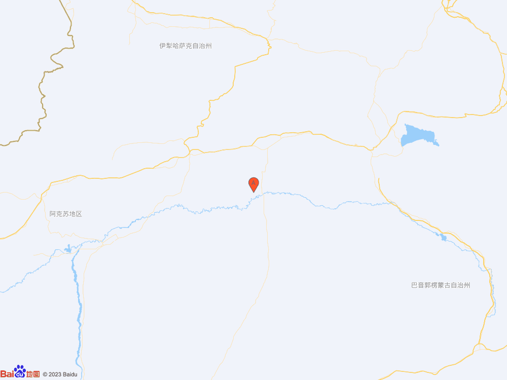 新疆巴音郭楞州轮台县（北纬41.24度，东经84.07度）发生3.9级地震