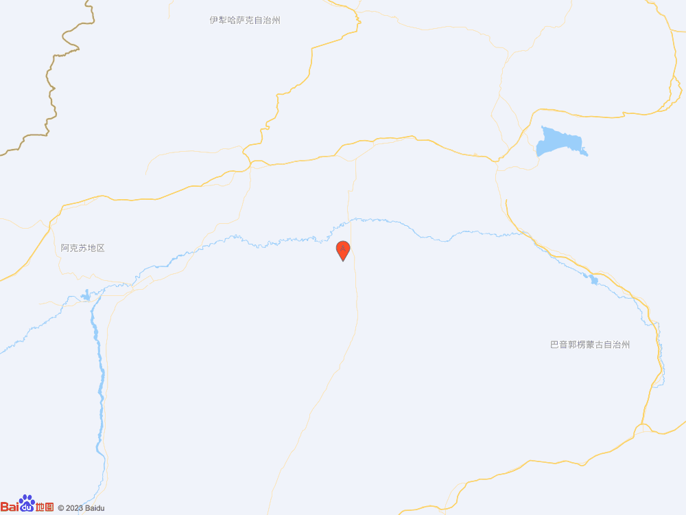 新疆巴音郭楞州尉犁县（北纬40.81度，东经84.15度）发生3.7级地震