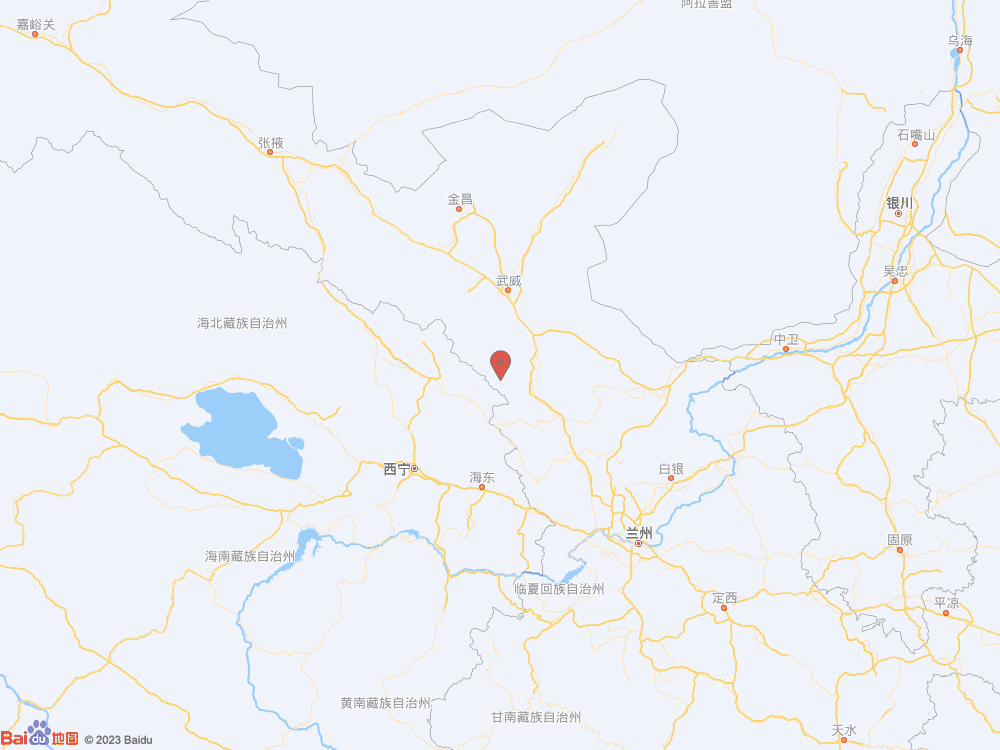 甘肃武威市天祝县（北纬37.32度，东经102.57度）发生3.2级地震