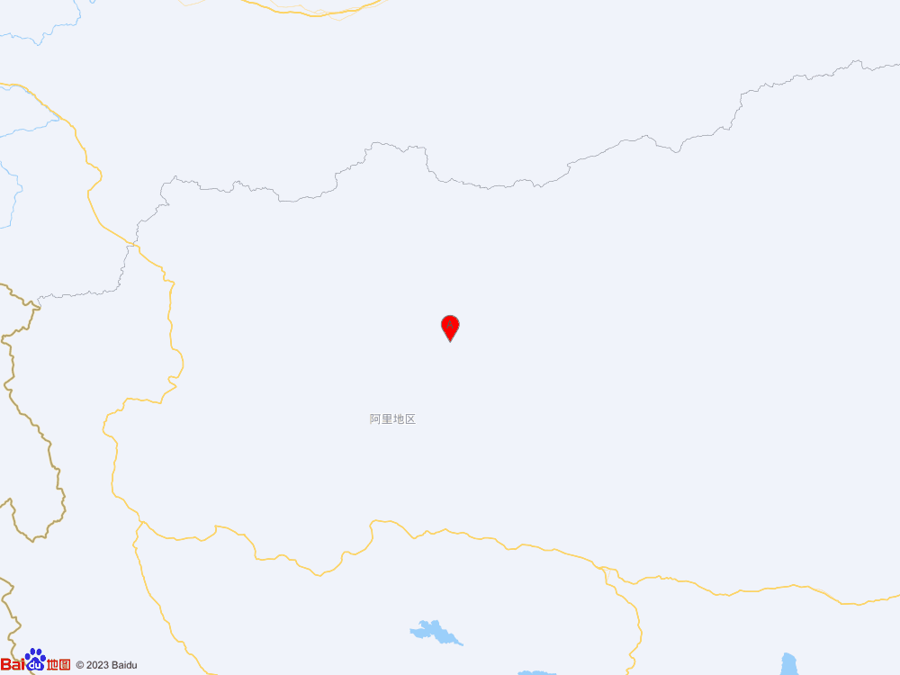 西藏阿里地区改则县（北纬34.09度，东经83.25度）发生3.6级地震
