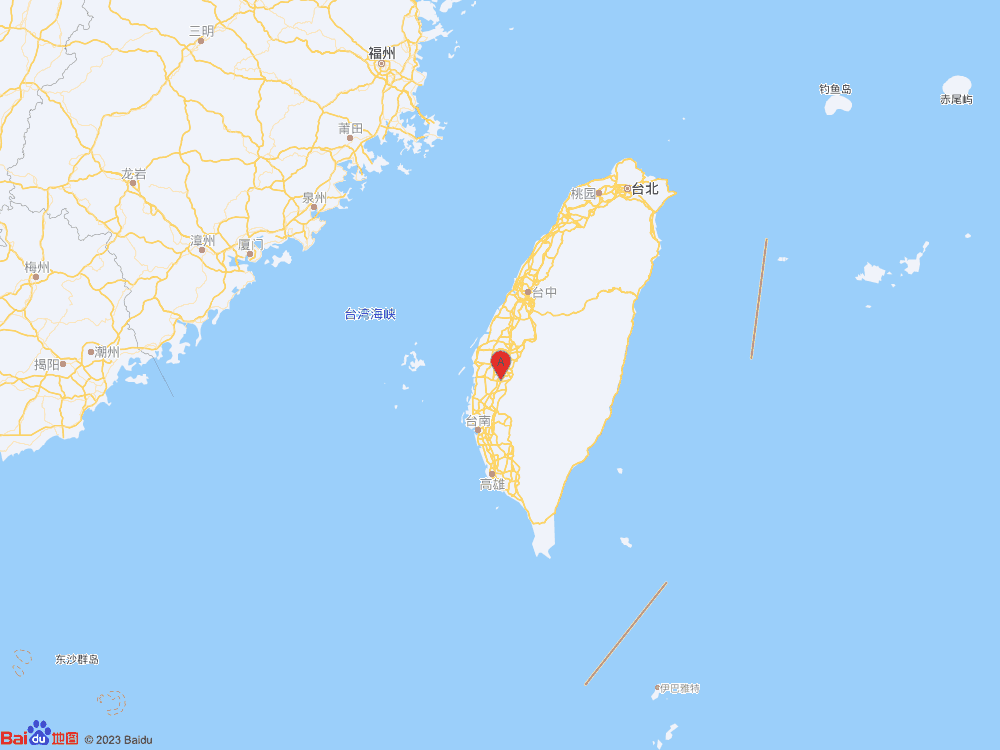 台湾嘉义市（北纬23.47度，东经120.40度）发生4.2级地震