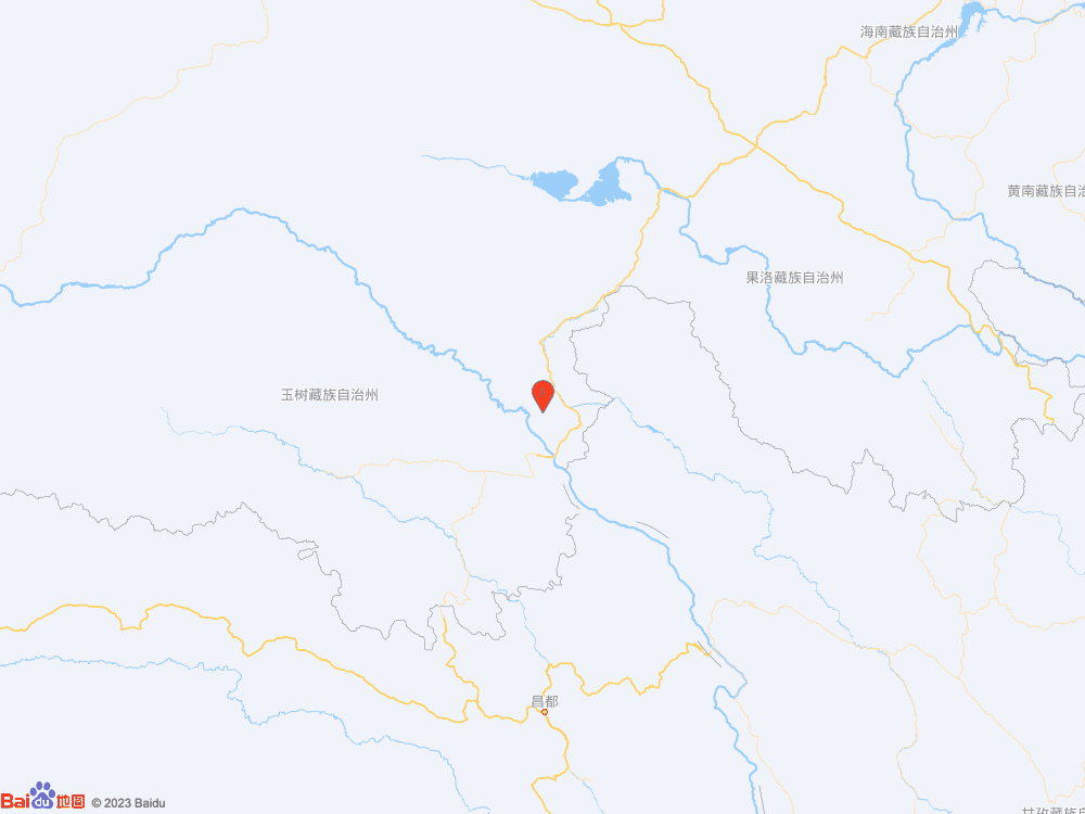 青海玉树州称多县（有感）（北纬33.35度，东经97.16度）发生2.1级地震