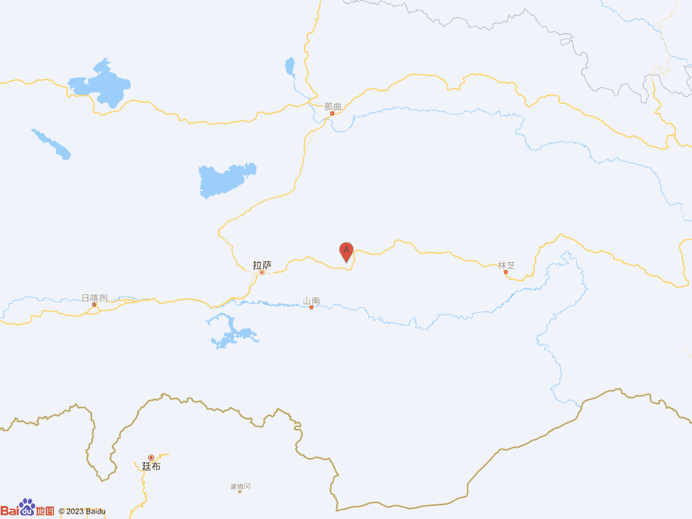 西藏拉萨市墨竹工卡县（北纬29.81度，东经92.24度）发生3.9级地震