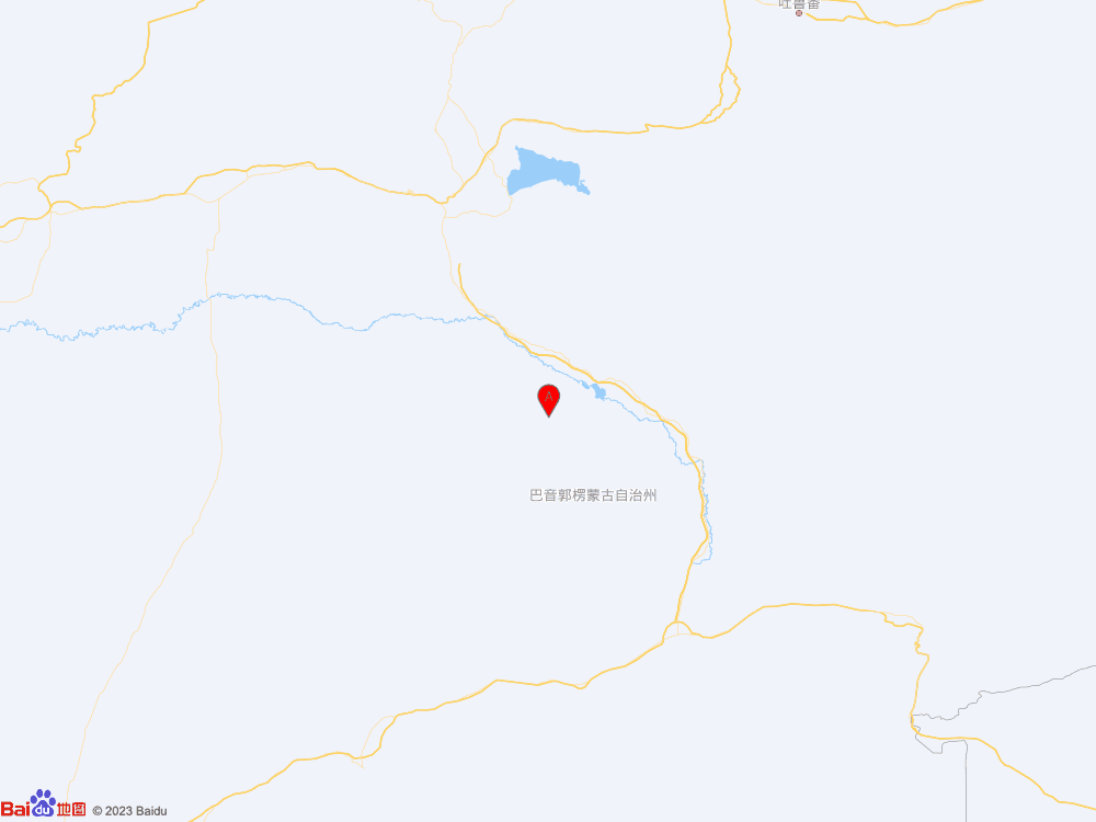 新疆巴音郭楞州尉犁县发生3.0级地震