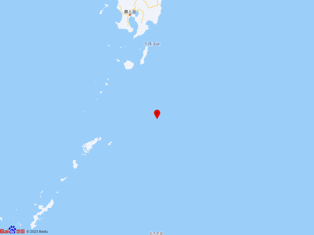 琉球群岛东南发生6.6级地震
