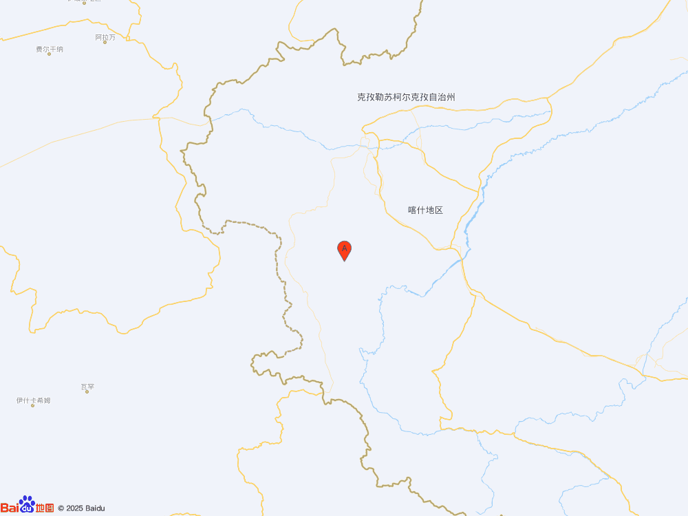 新疆克孜勒苏州阿克陶县发生3.6级地震