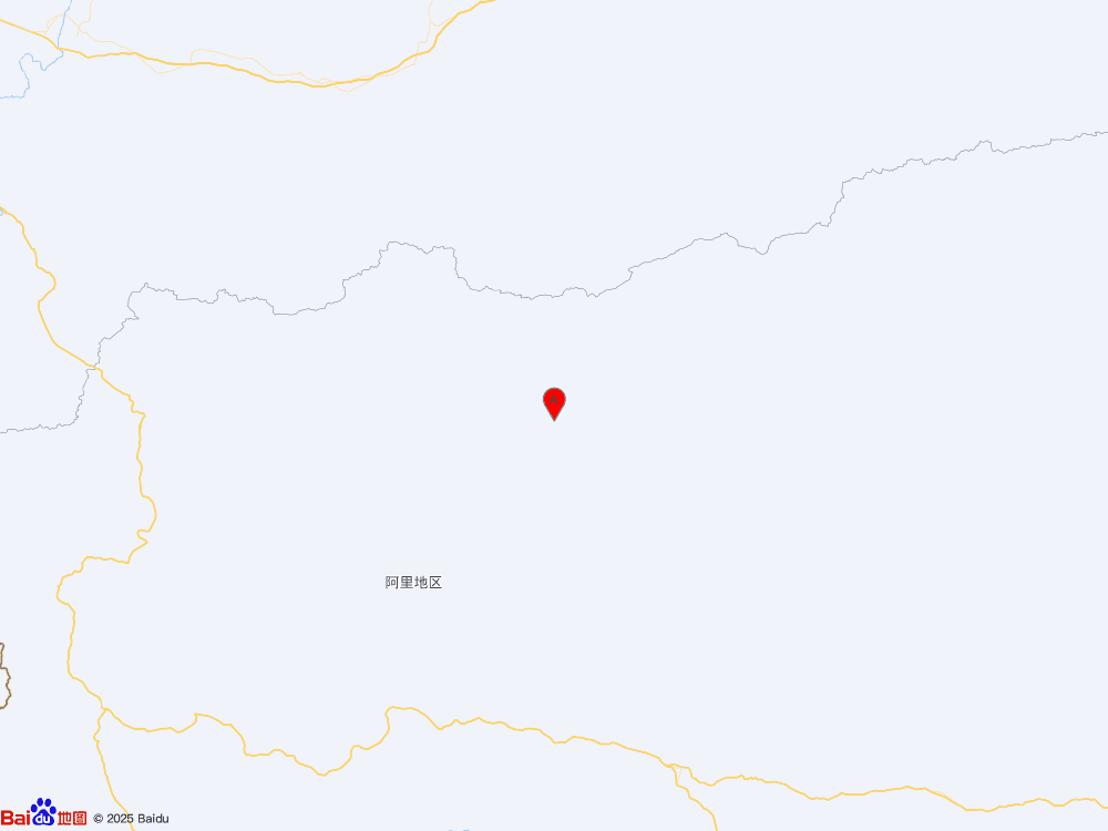 西藏阿里地区改则县发生3.5级地震