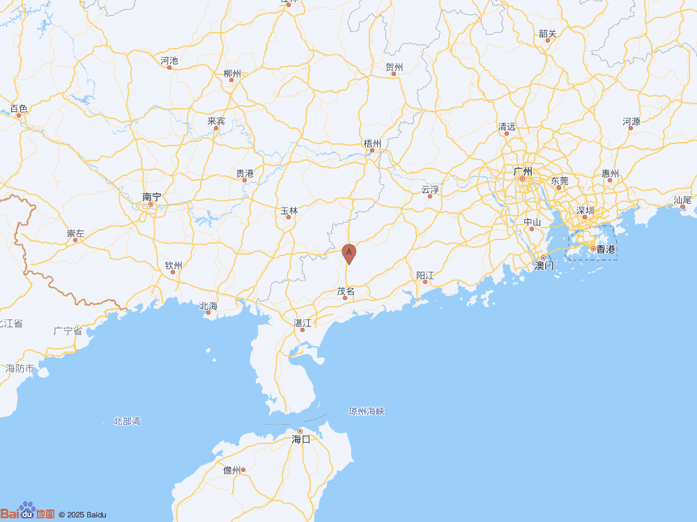 广东茂名市高州市发生3.4级地震